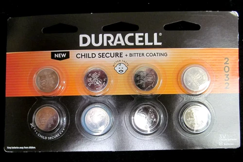 Duracell 2032 Battery 8 PACK  3V DL2032 CR2032 Batteries  8 count - EXP 2033