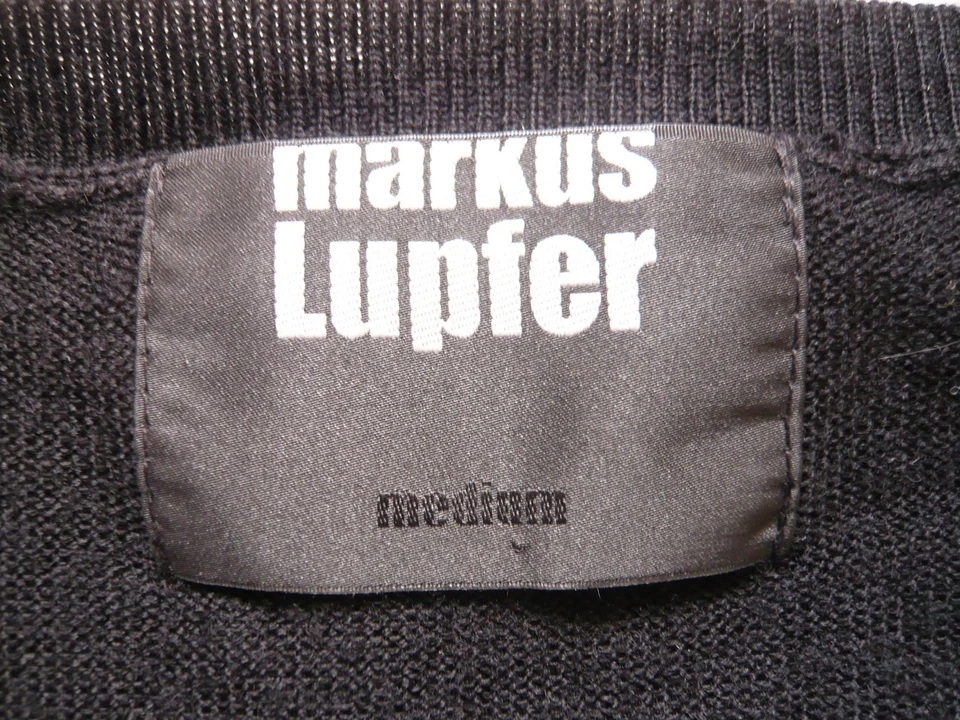 Markus Lupfer NUEVO Negro 100% Lana Merino Vestido con Lentejuelas Estilo ceñido al cuerpo 10/12 Foto 2 de 4