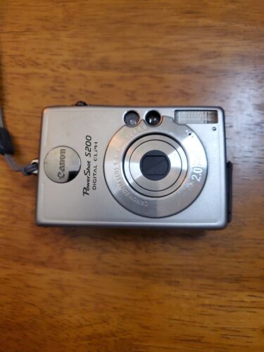 Canon PowerShot S200 Digital ELPH Camera No Card **Untested** - Picture 2 of 14