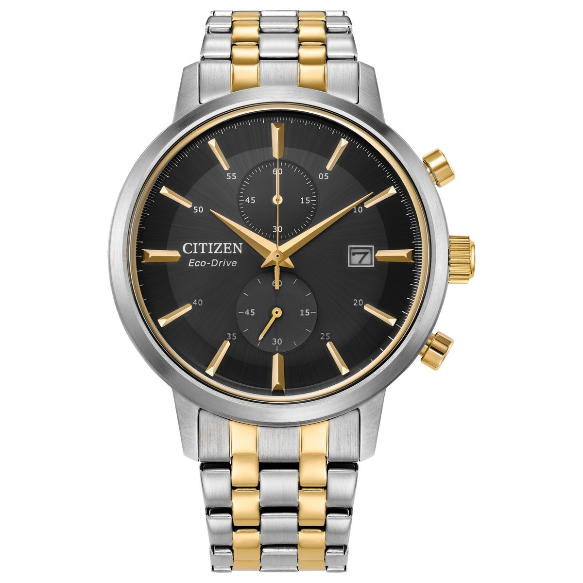 Citizen Men's Classic Chronograph Date Eco-Drive Silver Watch 42