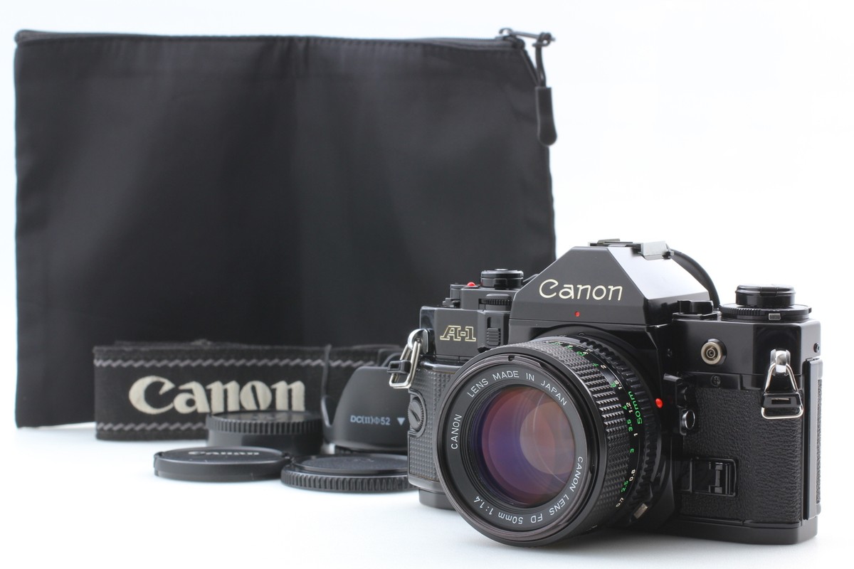▷[MINT++++ w/Strap] Canon A-1 Film Camera + New FD NFD 50mm