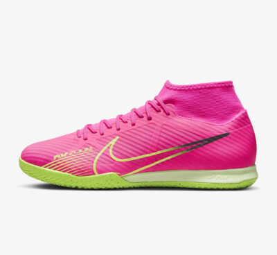 Nike Mercurial Superfly 9 Academy IC Soccer Shoes Pink Blast Sz