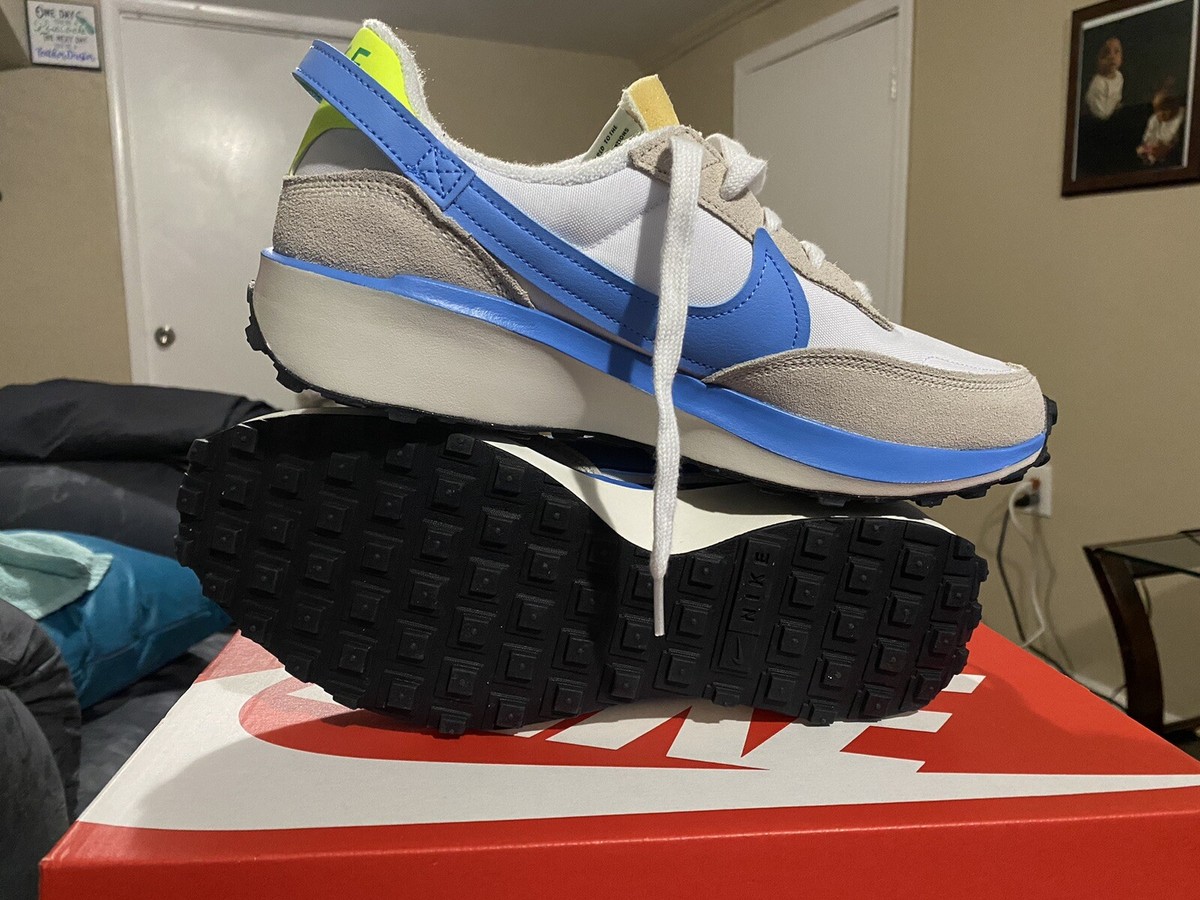 2022 Nike Waffle Debut White University Blue Retro Shoes - Mens Size 12 USED Size 10 - Nike Waffle Debut University Blue for sale online  main image 3