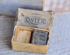 Vintage Oster, 00, Dies 1/2" Threader Threading Die Box of 4 H.S. 3S5 NOS