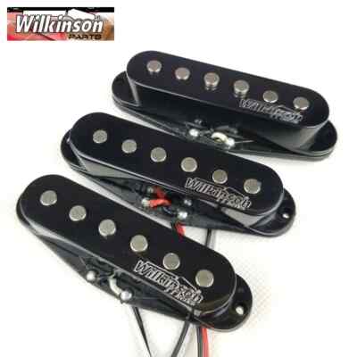 Wilkinson Electric Guitar Pickups Single Coil for ST Guitar Black 1 Set WOVS