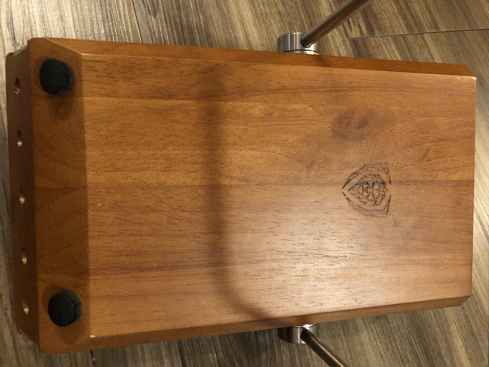 DALSTRONG Knife Cleaver Block Wood Cleaver Holder Countertop Stand