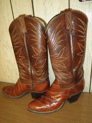 dan post eel skin boots