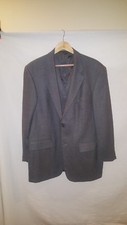 Oscar de la Renta mens 44R gray sport coat EUC