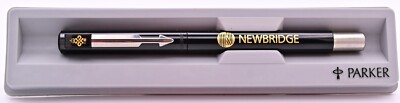 Vintage Parker Vector Tintenroller mit Newbridge Logo mit funktionierender blauer Tinte
