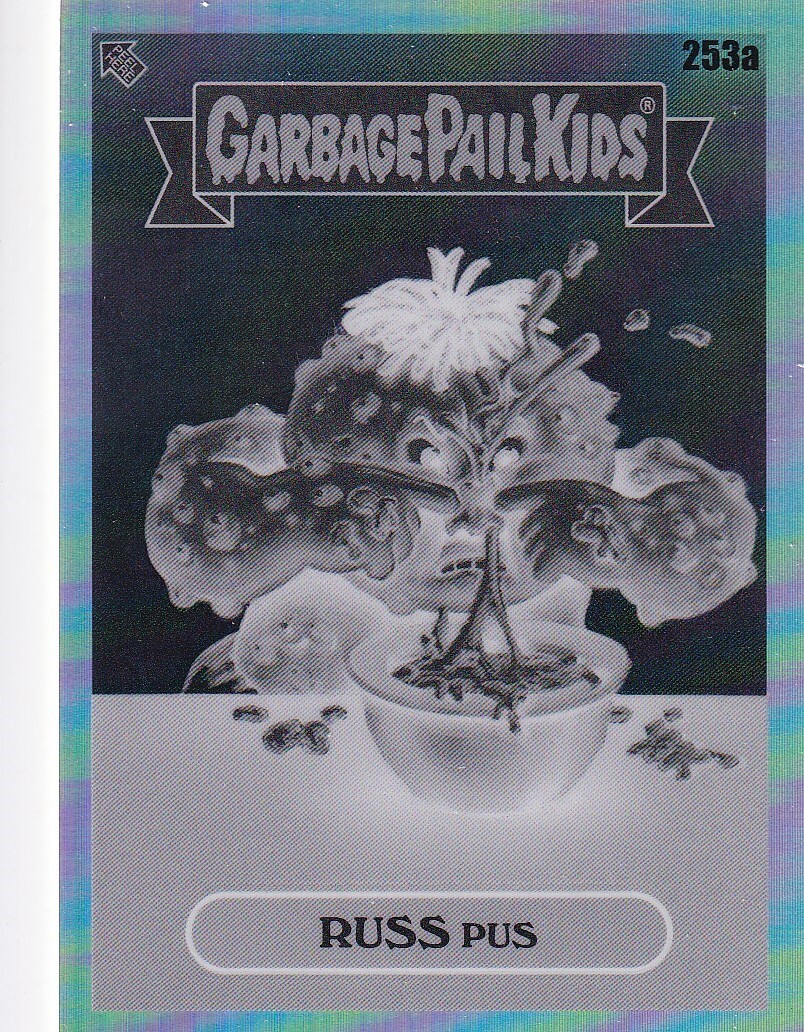 2024 Topps Chrome Garbage Pail Kids Russ Pus OS7 #253A Negative Refractor