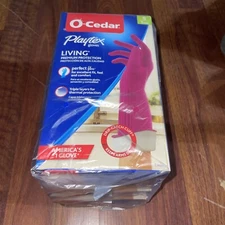 O-CEDAR PLAYTEX Kitchen Cleaning GLOVES-SIZE SMALL- 6 PAIR WITH DRIP-CATCH CUFF!