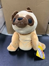 Hug-A-Lumps Brown Pug(Olly) 18" Weighted Plush 3.3 Lbs Squishy Anti-Stress