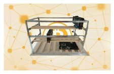 13 -16 GPU Mining Rig Gehäuse aus ALU - Extrem leicht - Mining Frame Open Case