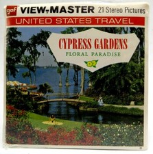 View-Master A969, Cypress Gardens, Floral Paradise, Florida, 3 Reel Set