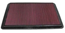 K N Engine Air Filter: Increase Power Acceleration, Washable, Premium, Replace