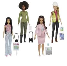 MATTEL Barbie Eco-Leadership Team 4 Doll Set HCN25