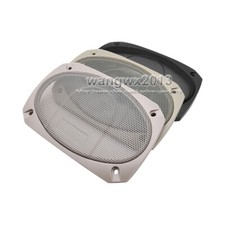 2pcs 4"x6" inch Speaker Grill Cover Audio Decorative Circle Metal Grille Mesh