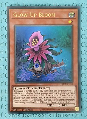 Glow-Up Bloom GFP2-EN115 Ultra Rare Yu-Gi-Oh Card 1st Edition New