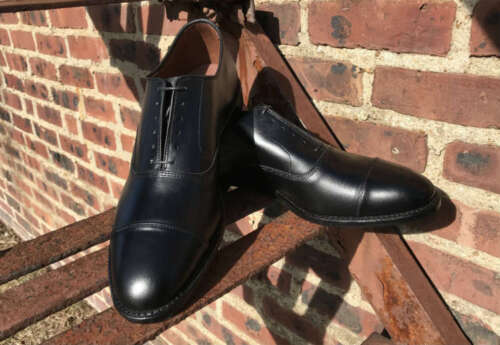 Allen Edmonds Park Avenue Cap-Toe Lace-up Oxford (veau premium, noir ou merlot) - Photo 1/11