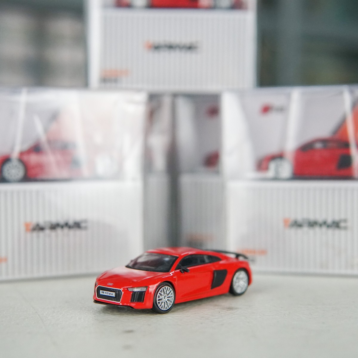 Tarmac Works 1/64 Global64 Audi R8 V10 Plus Dynamite Red | eBay