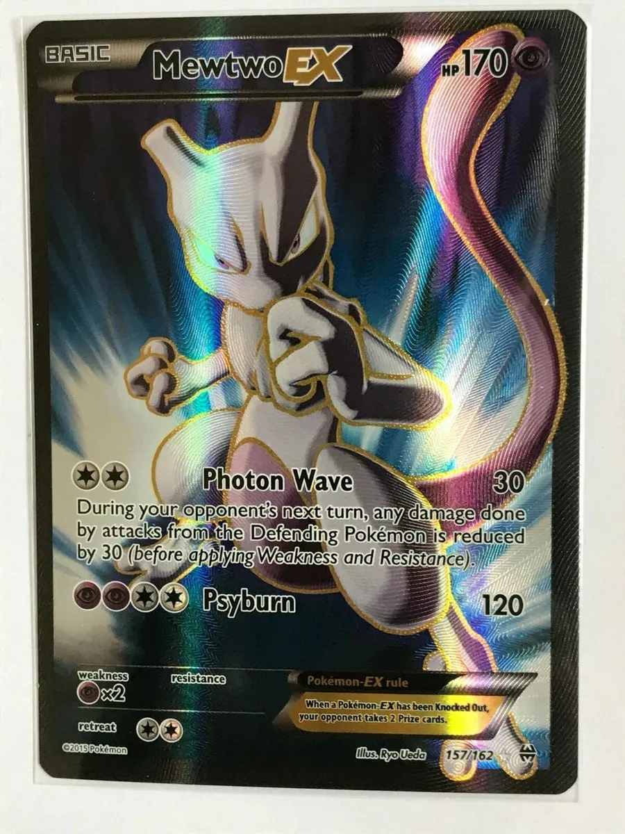 Pokemon Shiny Mewtwo EX  Mewtwo, Pokemon, Rare pokemon cards