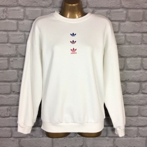adidas originals repeat iridescent trefoil crew sweatshirt
