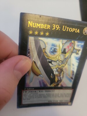 Yu-Gi-Oh! TCG Number 39: Utopia YS12-EN039 1st Edition XYZ Damaged