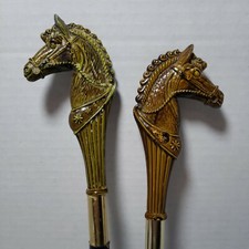SALE 1960's Era Valet HORSE Head Clothing Brush Shoe Horn Set Vintage