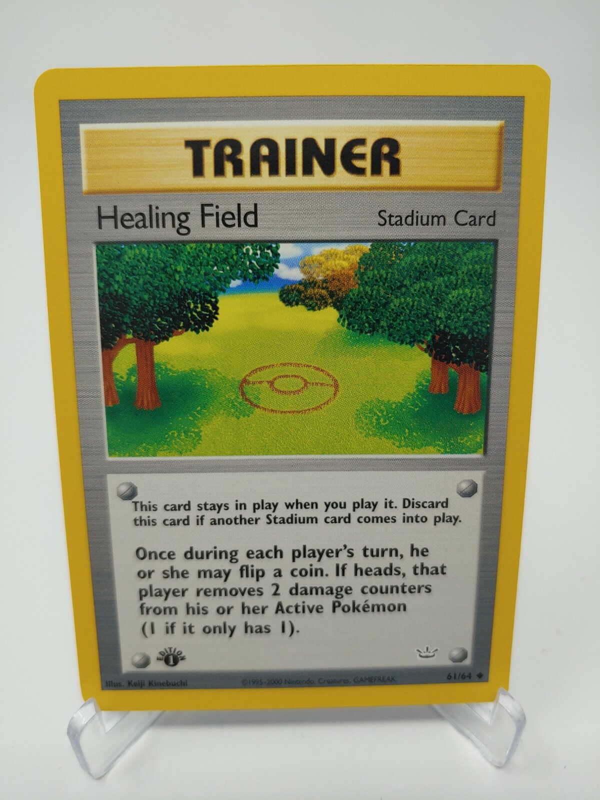 Pokemon 1st Edition Healing Field 61/64 Neo Revelation