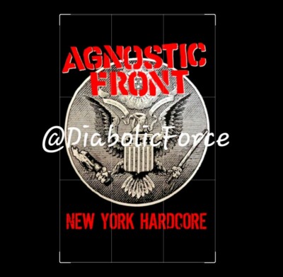 Agnostic Front 3x5Ft Large Flag Banner Punk Hardcore NYHC Rock Music  CD LP