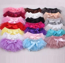 Baby Girl Chiffon tutu bloomer Diaper Cover with Bow Wholesale