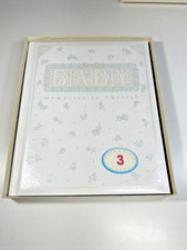 Hallmark Baby's First 3 Years Memory To Cherish Scrapbook Photo Album White Lace