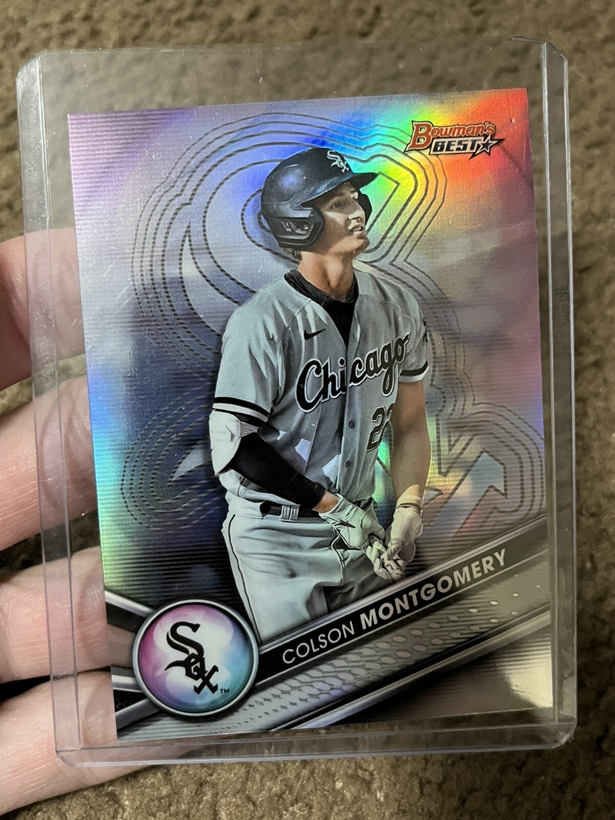 2022 Bowman’s Best Colson Montgomery TP-27 Refractor Chicago White Sox