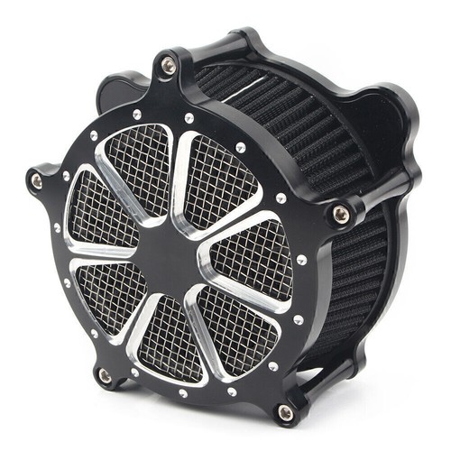 Air Filter For Harley Davidson Dyna Street Bob Softail Touring 93-15 Aluminum AU - Picture 4 of 12