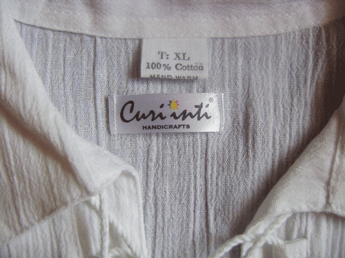 LOTE AL POR MAYOR DE 10 CAMISAS CÓMODAS BORDADAS 100% ALGODÓN 3,5V - Imagen 3 de 5