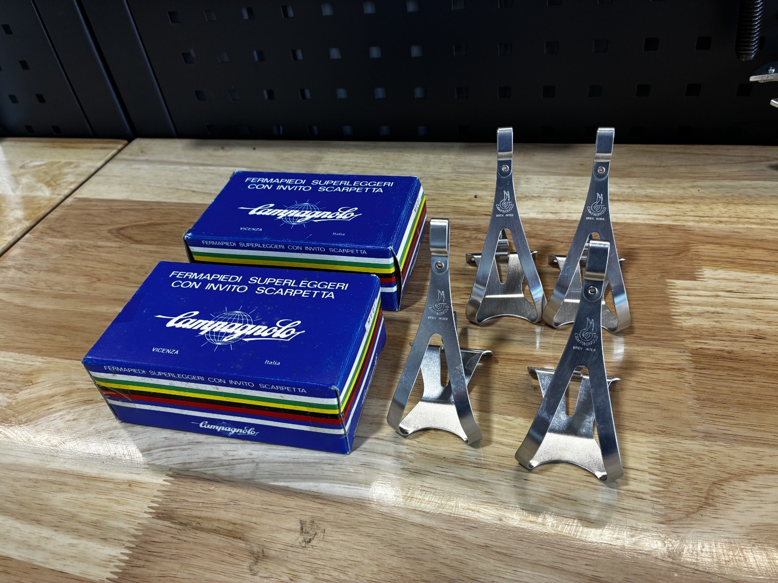Ganci Pedali Campagnolo Super Record Medium anni 80