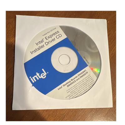Intel Express Installer Driver CD D945GNT D945GCZ D945GTP Desktop Boards