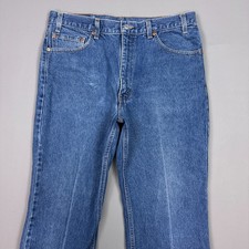 Vintage Levis 517 Jeans Mens 36x30 Blue Y2K Bootcut Made USA Faded Tag36x33
