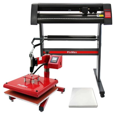 Hitze Presse Maschine & Vinyl Schneider Plotter für Tshirt Druck Vinyl Transfer