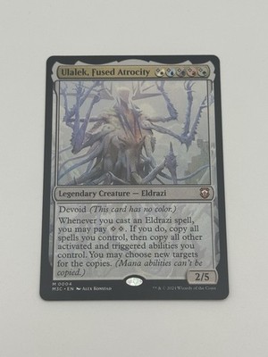 Ulalek, Fused Atrocity NM 0004 Mythic Modern Horizons 3 Commander M3C Magic MTG