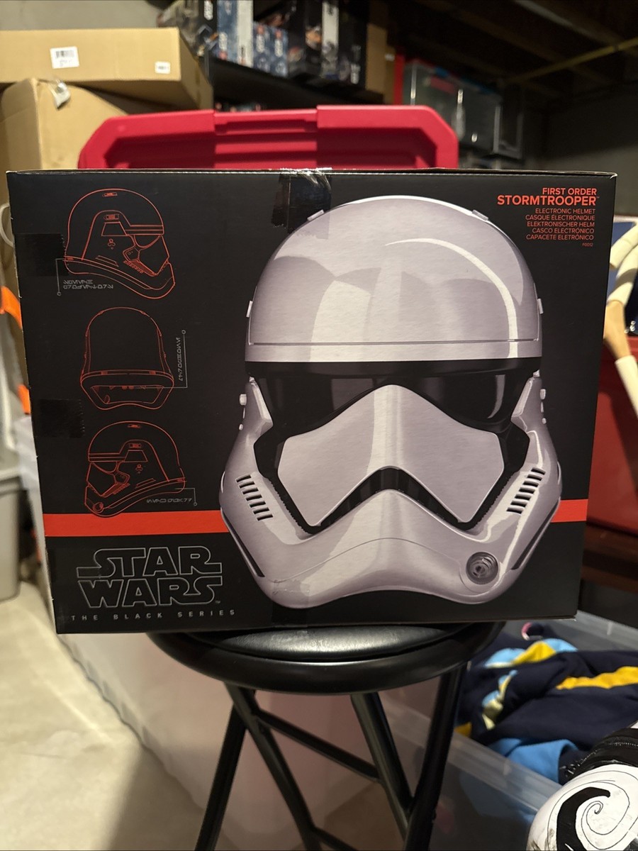 Star Wars The Black Series Shock Trooper Electronic Helmet Hasbro - We-R-Toys