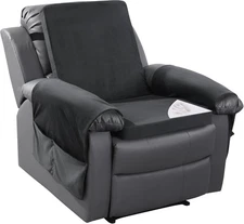 Recliner Chair Cushion for Elderly with Lumbar Support Pillow & Recliner Armreat