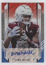 2021 Leaf Metal Draft Red White & Blue Wave 3/5 Osirus Mitchell Auto 12hh