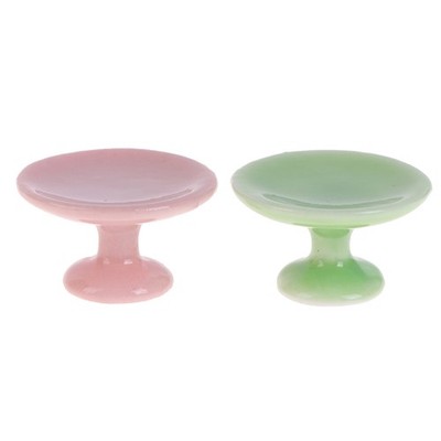 1:12 Dollhouse Miniature Dessert Pan Cake Stand Fruit Tray Doll Kitchen Decor