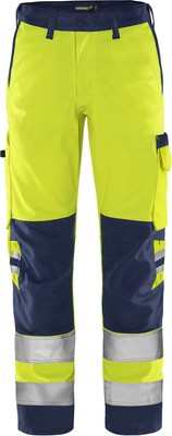 FRISTADS 131982-171 High Vis Green Hose Kl. 2 2651 GPLU  Gr.C56 Warnschutz-Gelb/