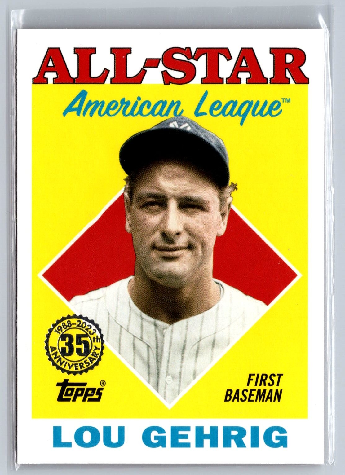Lou Gehrig 2023 Topps #88AS-27 1988 Topps Baseball 35th Anniversary All-Stars