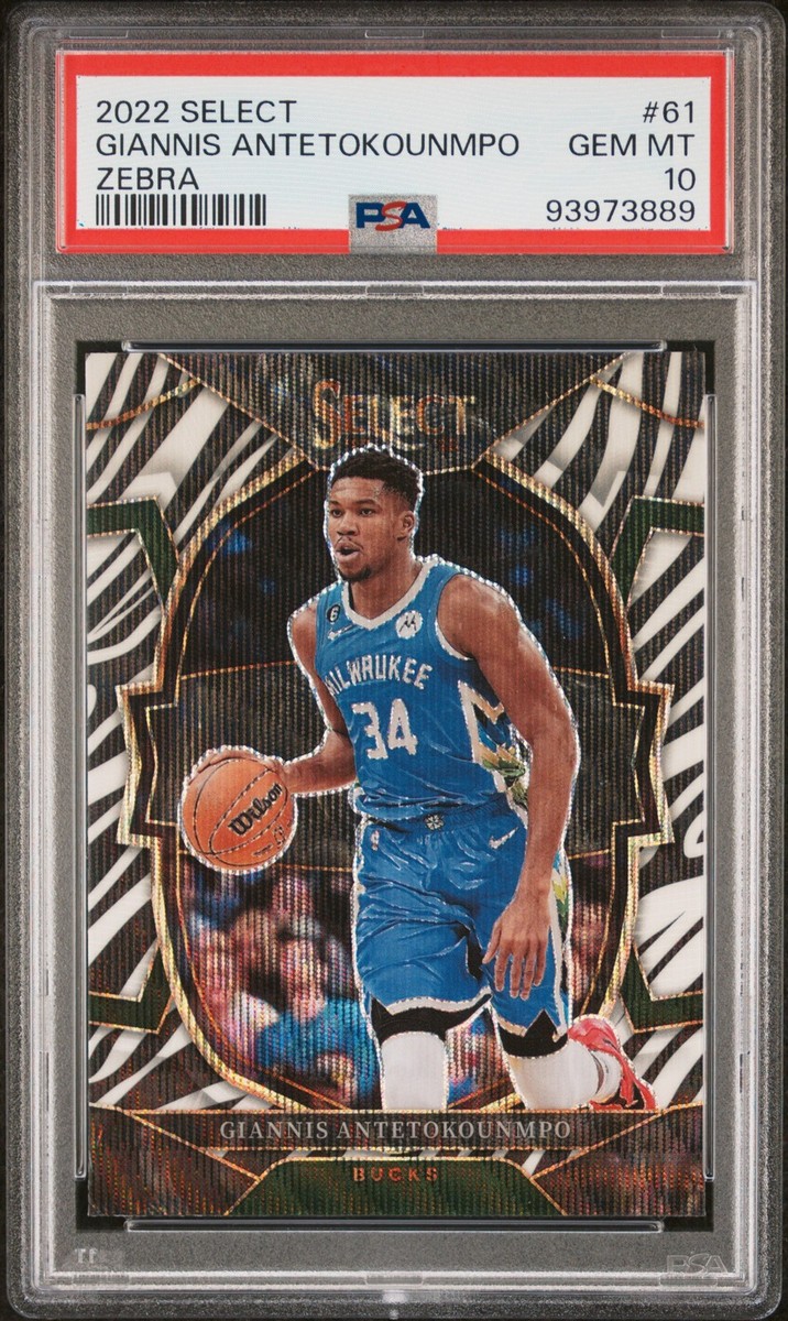 c*0様 トレーディングカード PANINI 2022-23 Panini Select - Concourse Giannis Antetokounmpo #61 Zebra