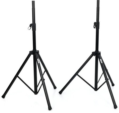 Gator Frameworks Rok-It Series Tripod Base Speaker Stand Pair with Carrying Bag