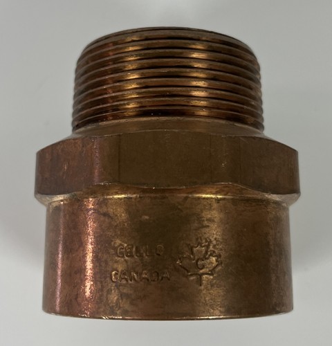 Cello Products Male Adapter Copper 2-1/4x1 3/4” 