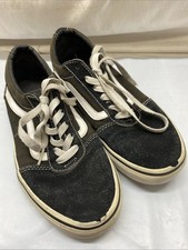 VANS Old Skool Classic Black White Low Top Youth Size 4 Shoes 500714
